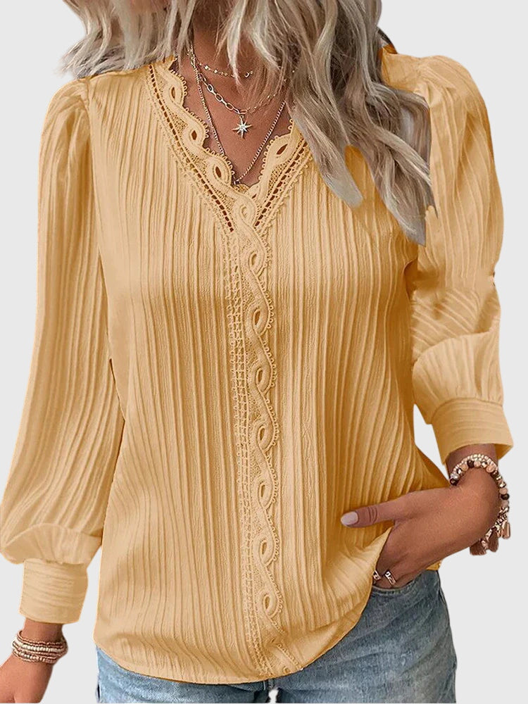 Andrea - Elegant Pullover Blouse