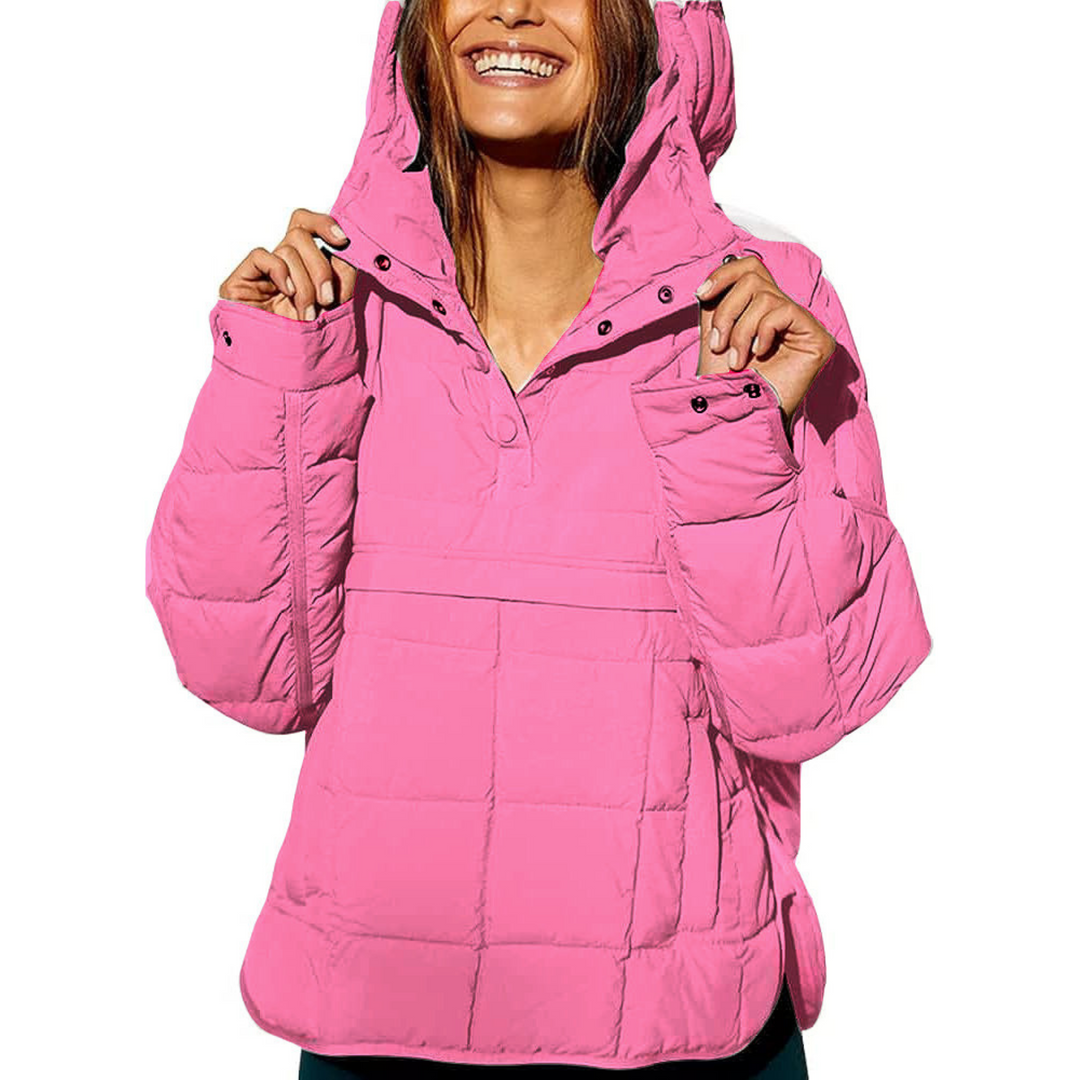 Joy - Oversized Hooded Pullover Jacket