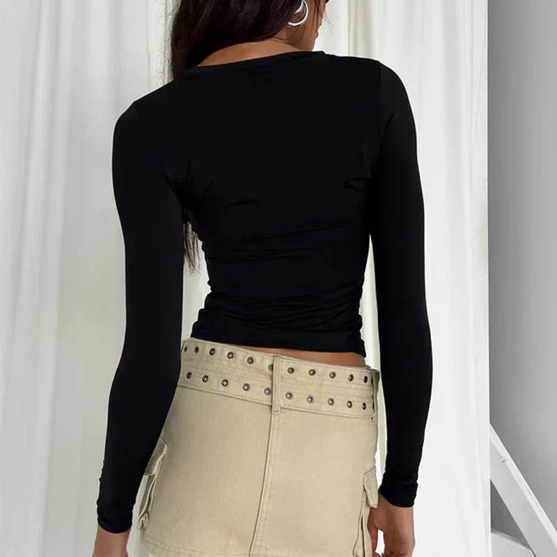 ELSPETH - Women Minimalist Casual Top