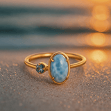 Zoe | Silver Topaz Ring