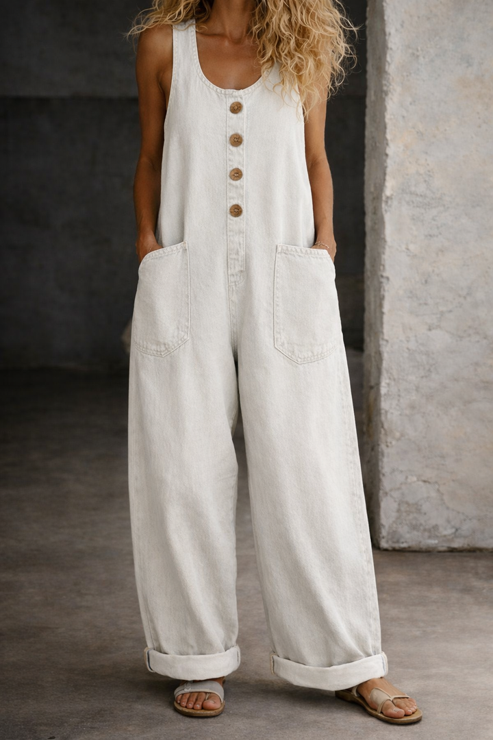 Willy - Vintage Washed Cotton Denim Overalls