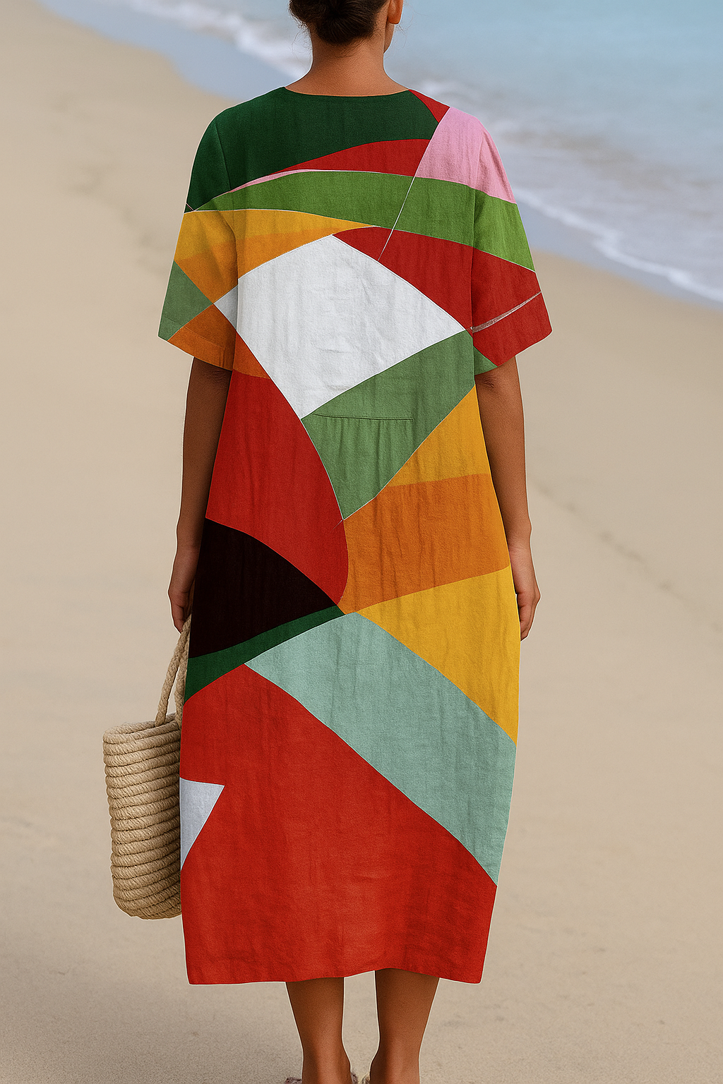 Daniela - Colourful Patchwork Dress