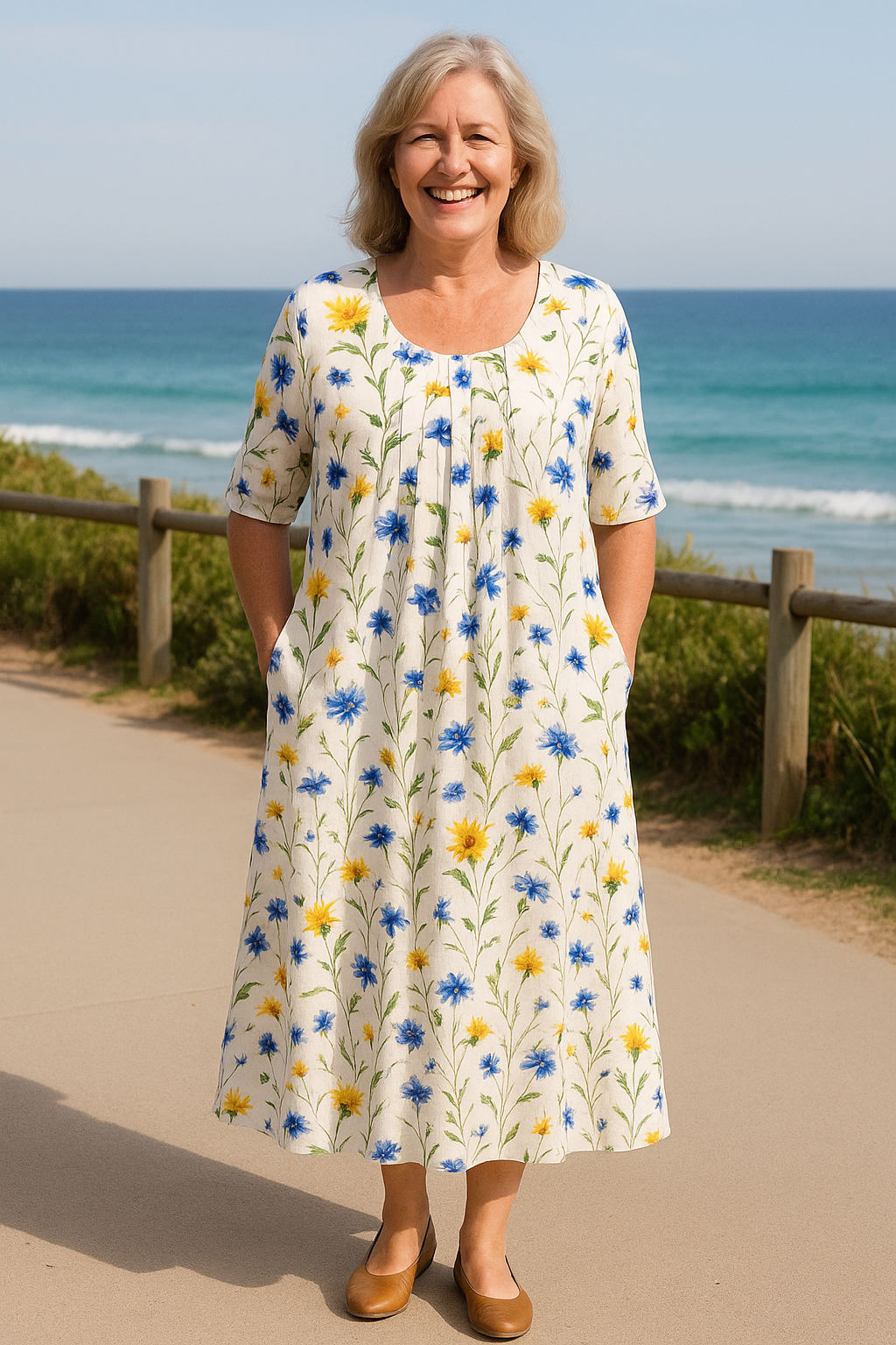 Adelaide - Flowing Midi Dress
