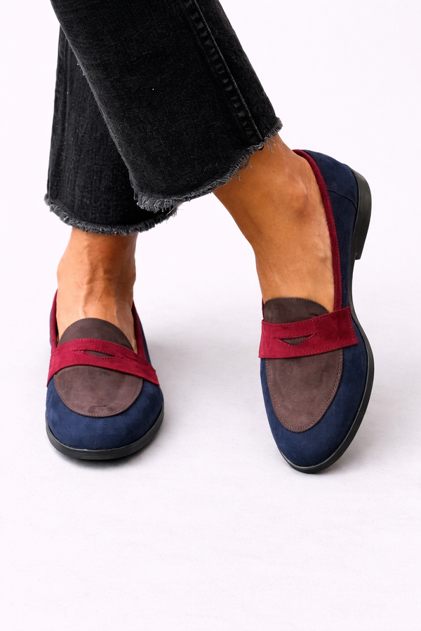 Olivia | Bicolor Elegant Moccasin