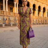 Emilia - Floral Maxi Dress with Flowing Fall