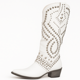 Charlotte | High Western Boots with Studs