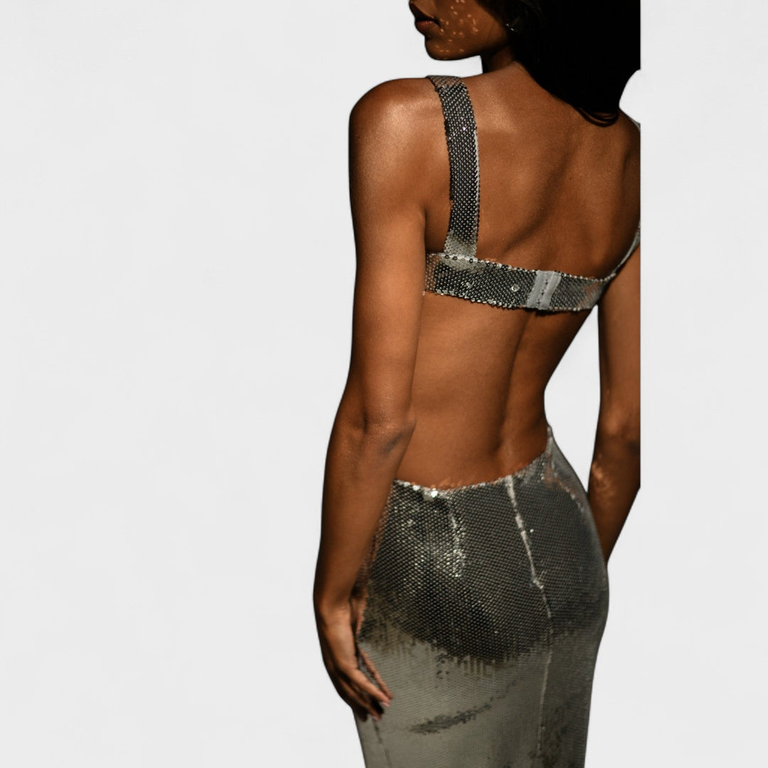 Sparkle Silver - Evening Gown