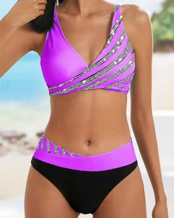 Maya - Printed Bikini in Warm Tones