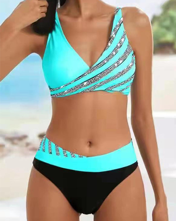 Maya - Printed Bikini in Warm Tones