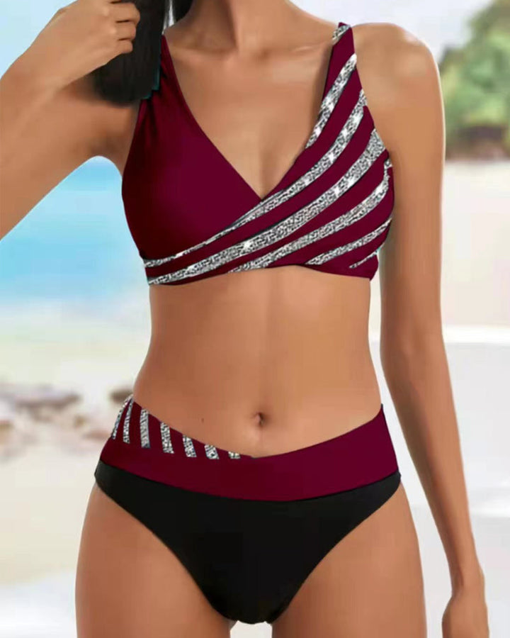 Maya - Printed Bikini in Warm Tones
