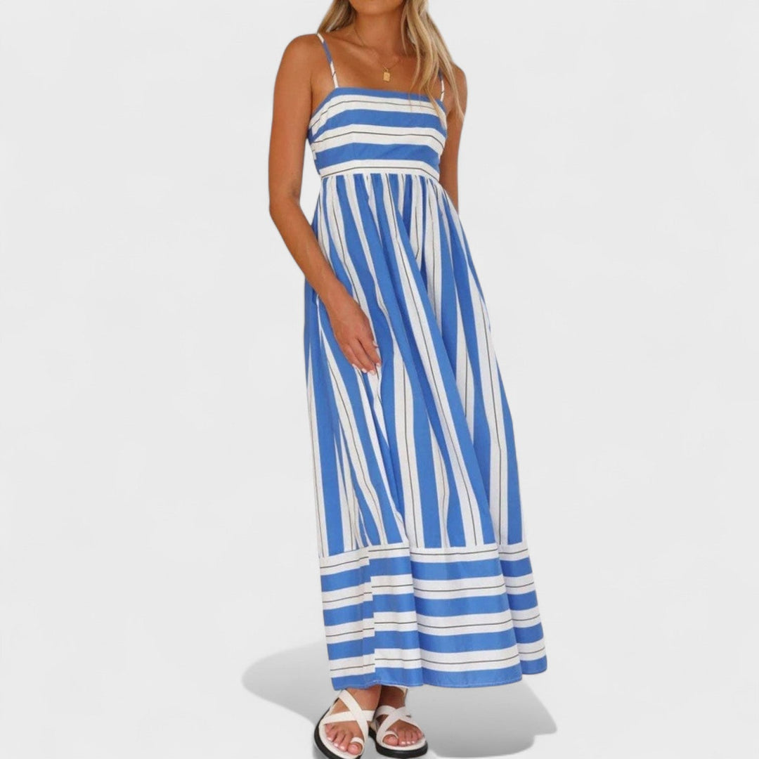 Isabel - Long Striped Dress