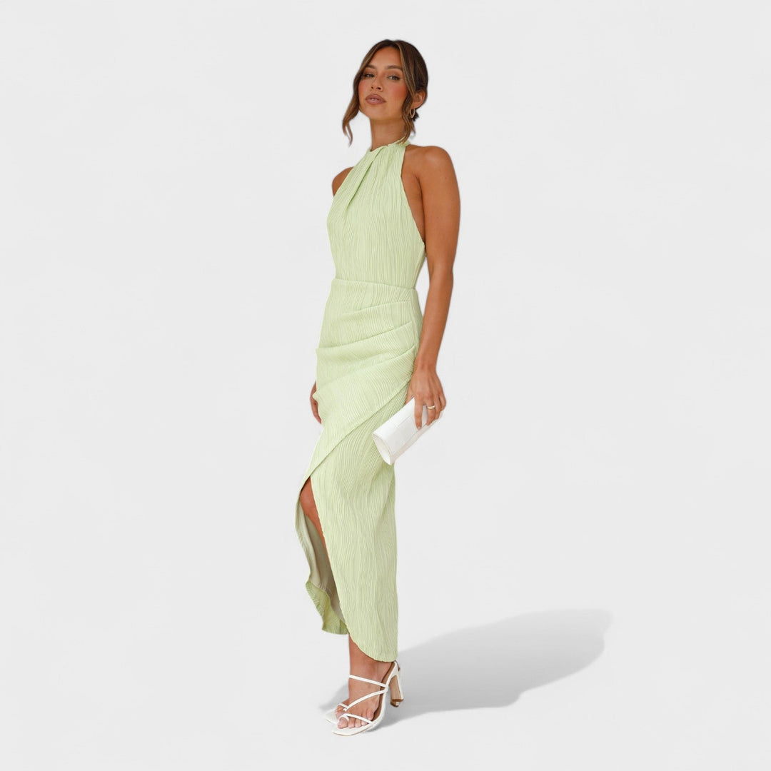 Camila - Long Dress with Pleats
