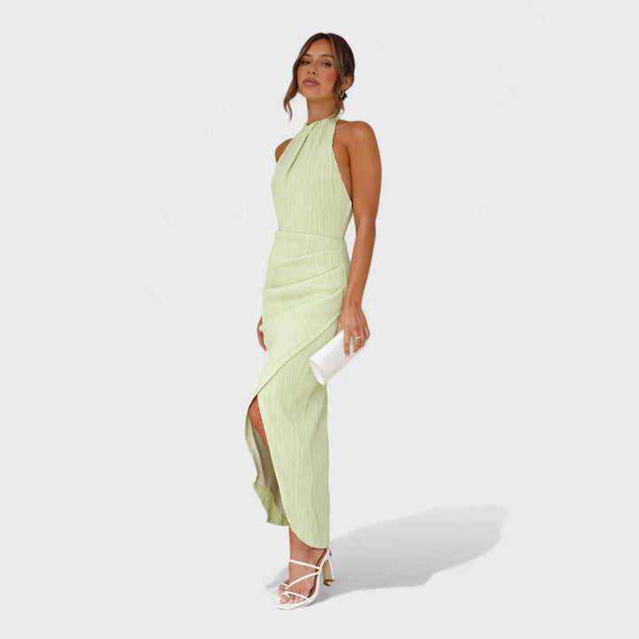 Camila - Long Dress with Pleats