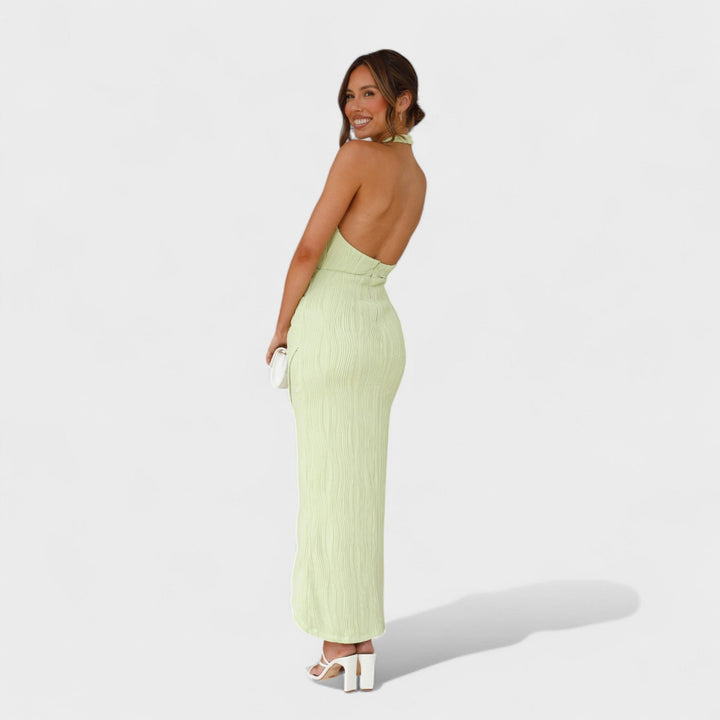 Camila - Long Dress with Pleats