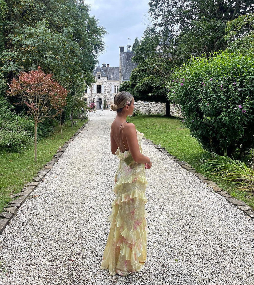 Juliet - Long Dress with Ruffles