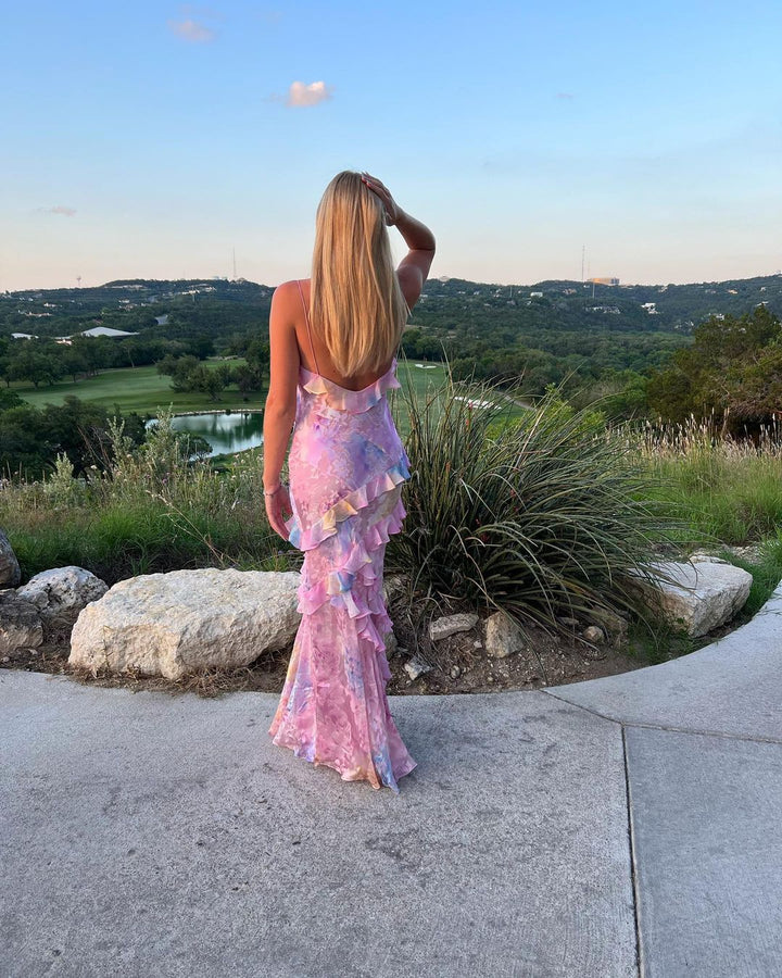 Juliet - Long Dress with Ruffles