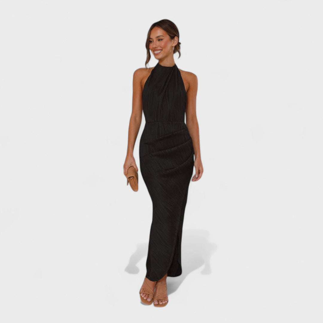 Camila - Long Dress with Pleats