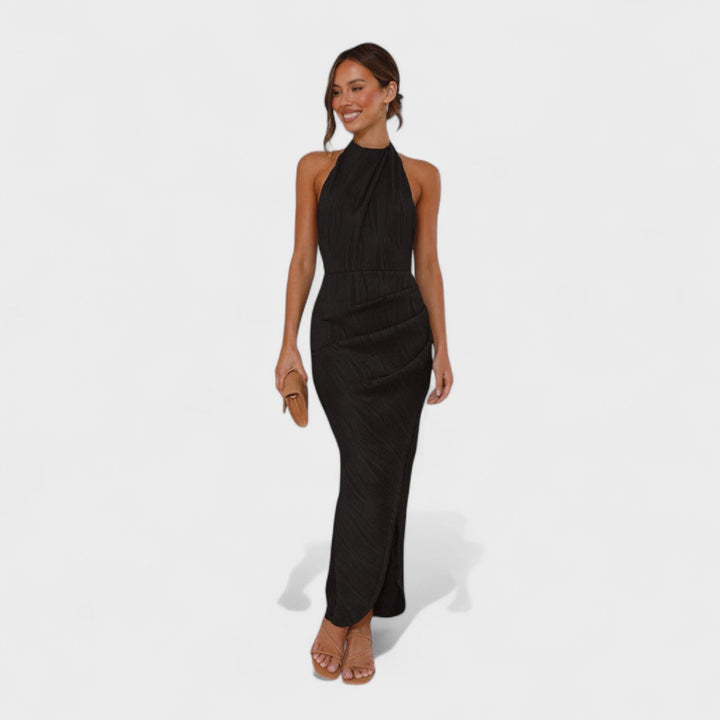 Camila - Long Dress with Pleats