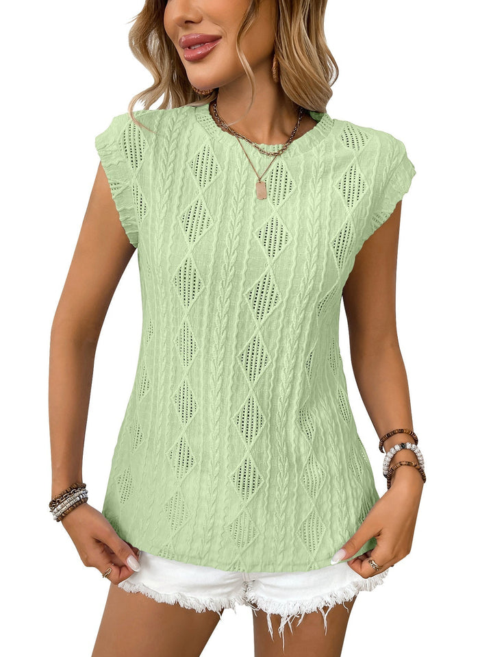DELICE - Women Lightweight Knit Chic Tee