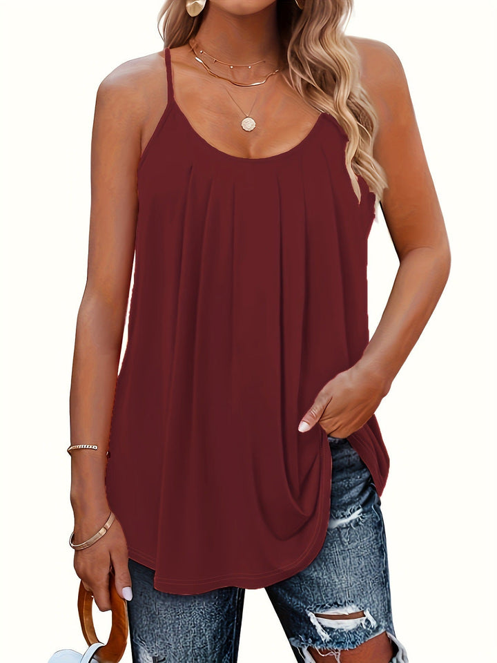 MILA - Women Lightweight Spaghetti Strap Fit Summer Top