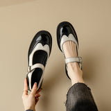 Sarah | Leather Mary Janes