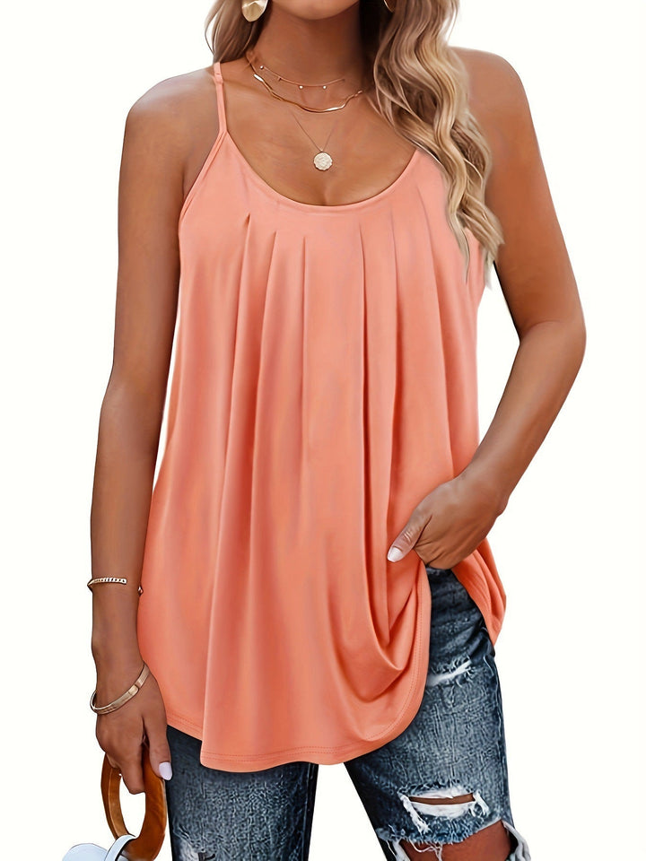 MILA - Women Lightweight Spaghetti Strap Fit Summer Top