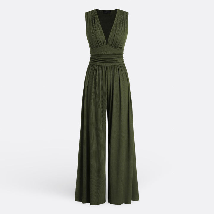 Eleanor - Chic Sleeveless Jumpsuit with Wide Legs
