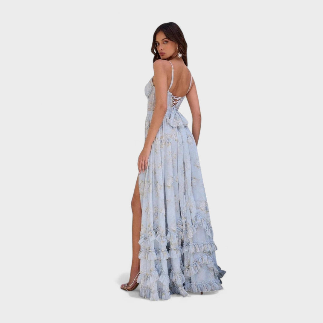 Florence - Long Bohemian Dress with Slit