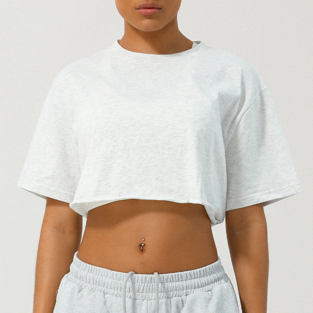 CASSIA - Women Relaxed Fit Crop Tee