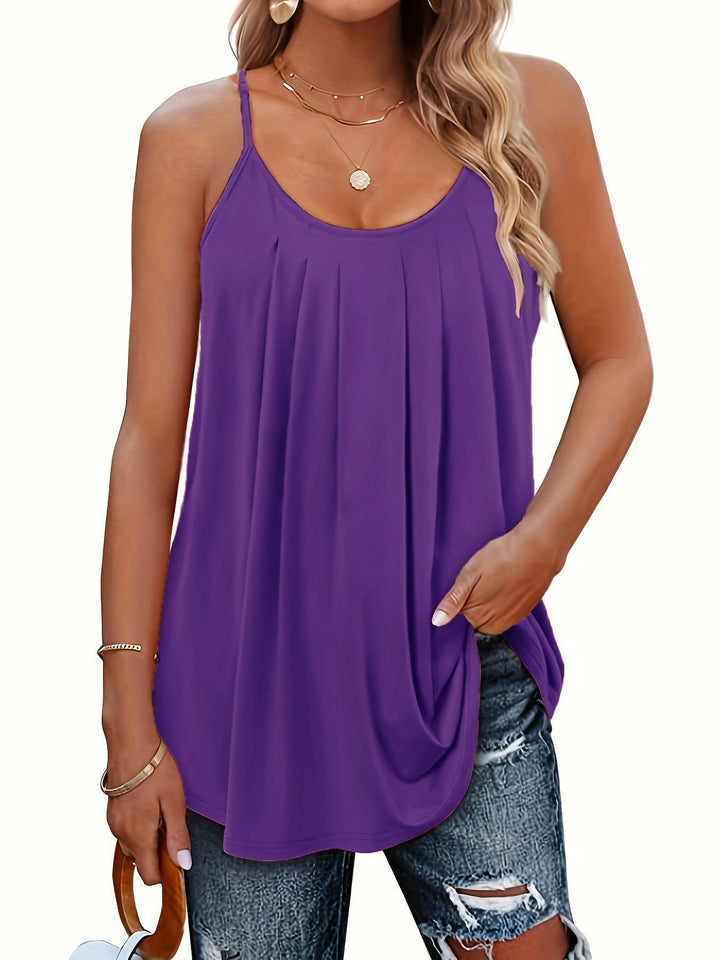 MILA - Women Lightweight Spaghetti Strap Fit Summer Top
