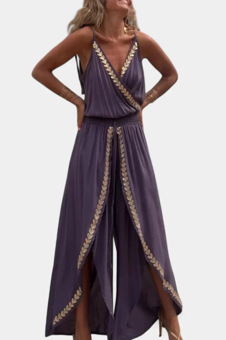 Lorena - Dress Mono with Golden Details