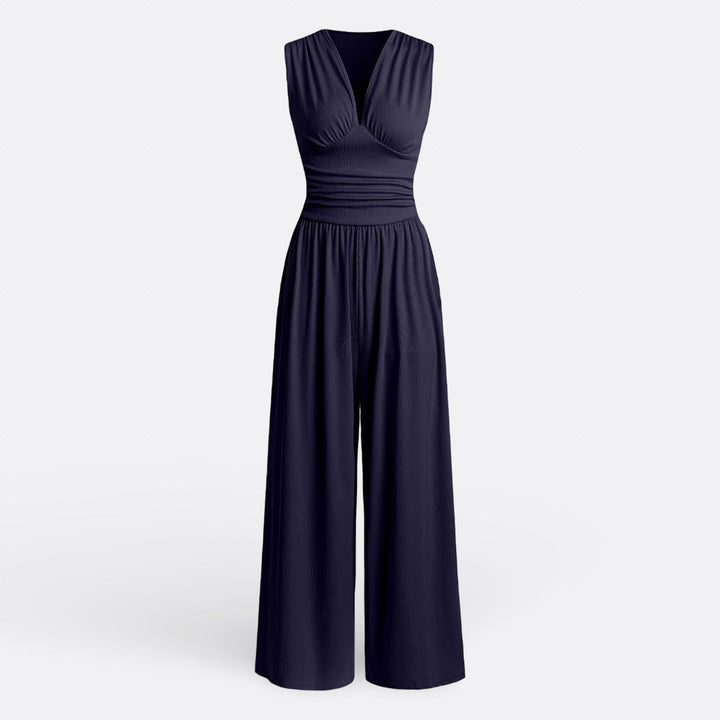 Eleanor - Chic Sleeveless Jumpsuit with Wide Legs