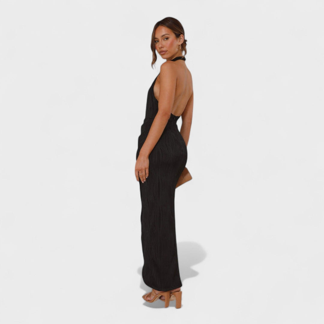 Camila - Long Dress with Pleats