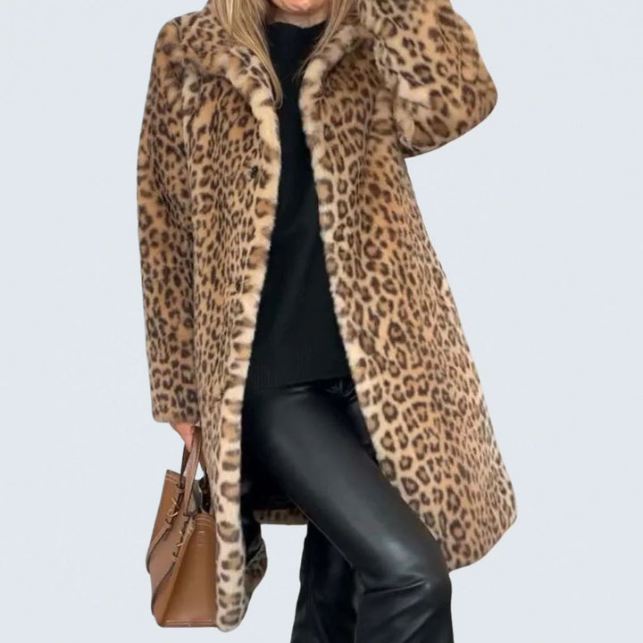 Leia - Leopard Long Jacket