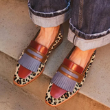 Sadie | Elegant Leopard Loafers