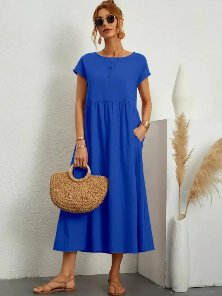 Celine - Midi Dress with Pockets