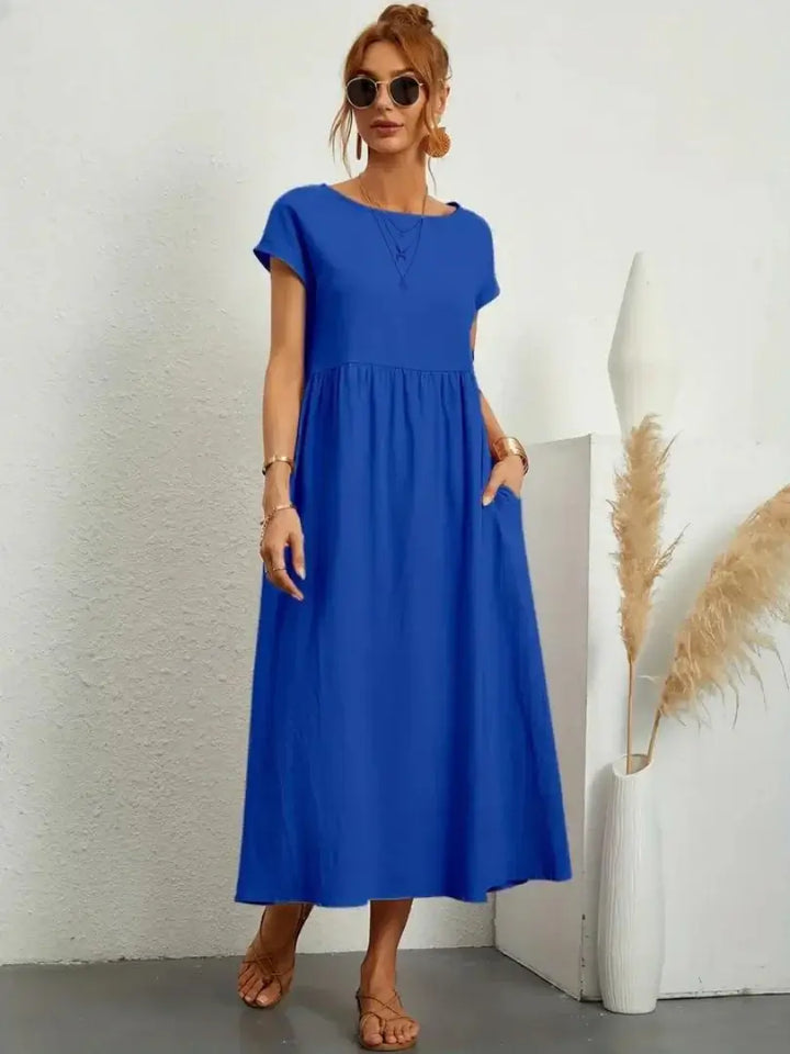 Celine - Midi Dress with Pockets