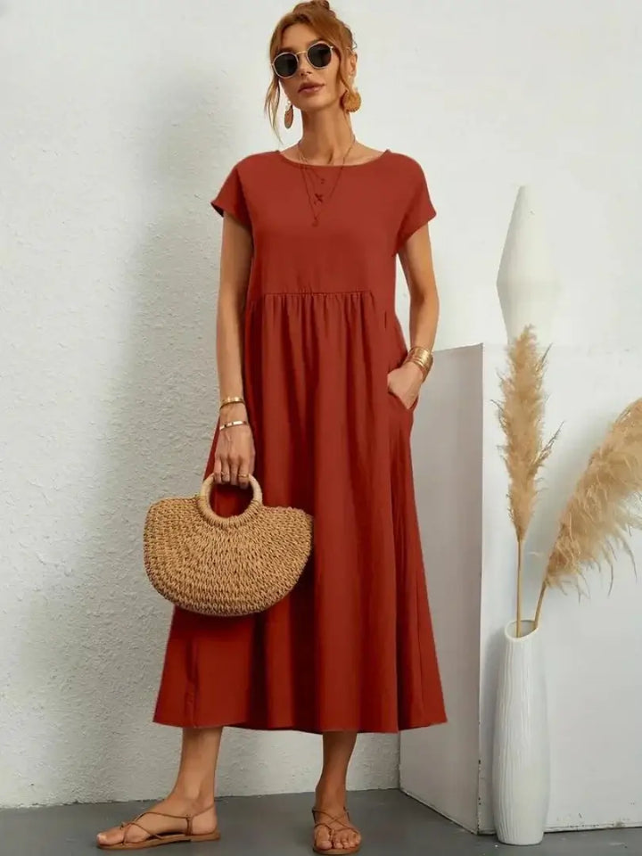 Celine - Midi Dress with Pockets