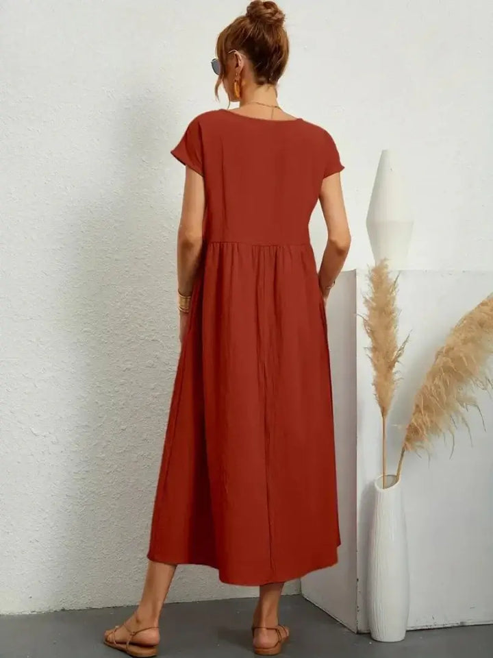 Celine - Midi Dress with Pockets