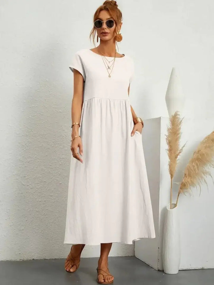 Celine - Midi Dress with Pockets