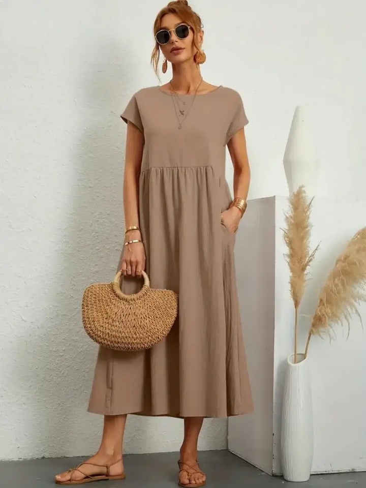 Celine - Midi Dress with Pockets