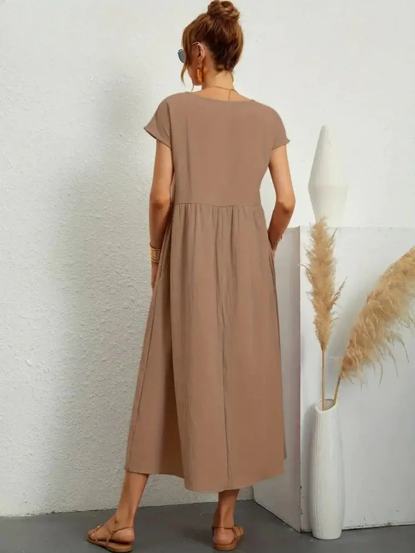 Celine - Midi Dress with Pockets
