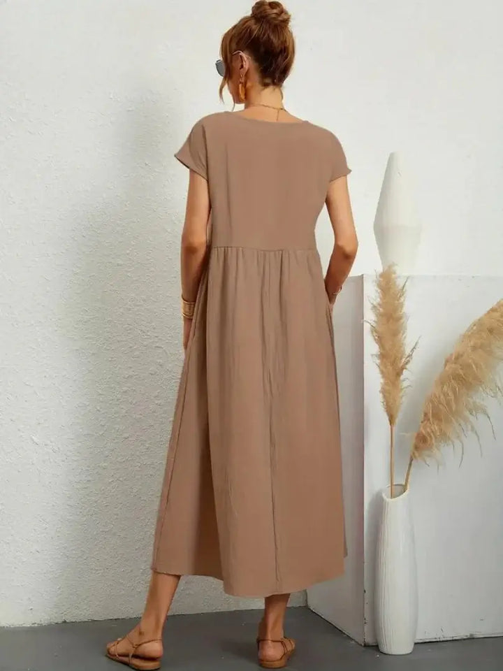 Celine - Midi Dress with Pockets