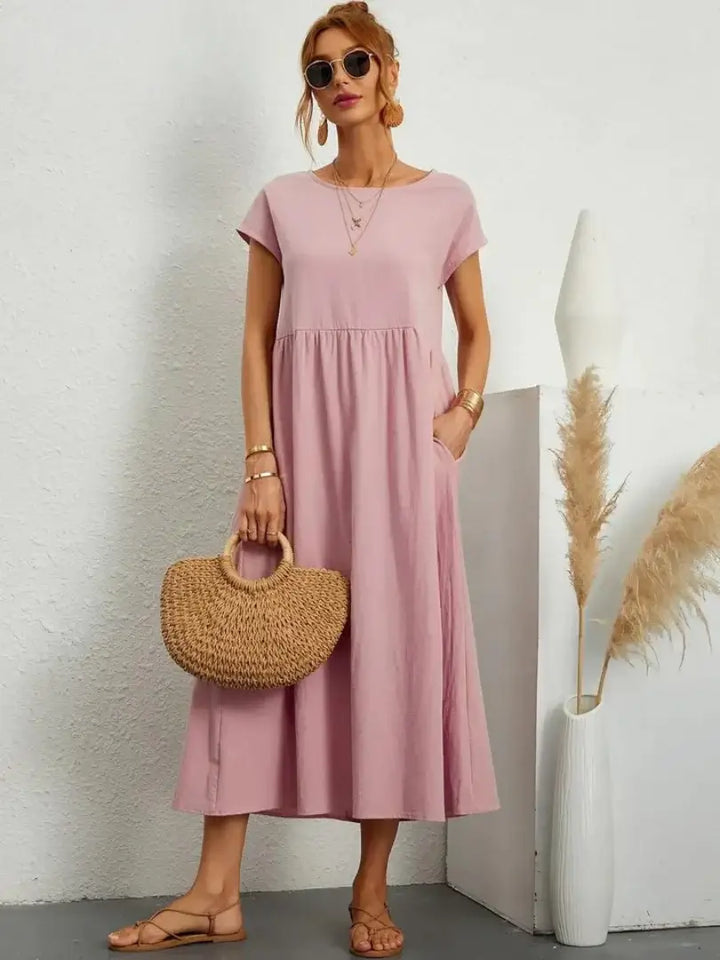 Celine - Midi Dress with Pockets