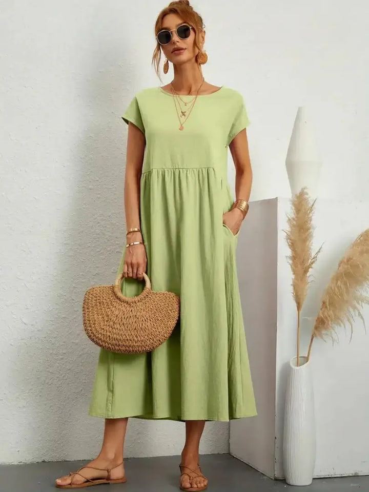 Celine - Midi Dress with Pockets