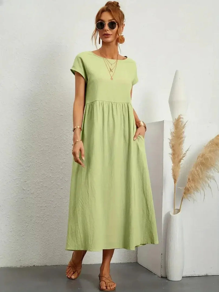 Celine - Midi Dress with Pockets