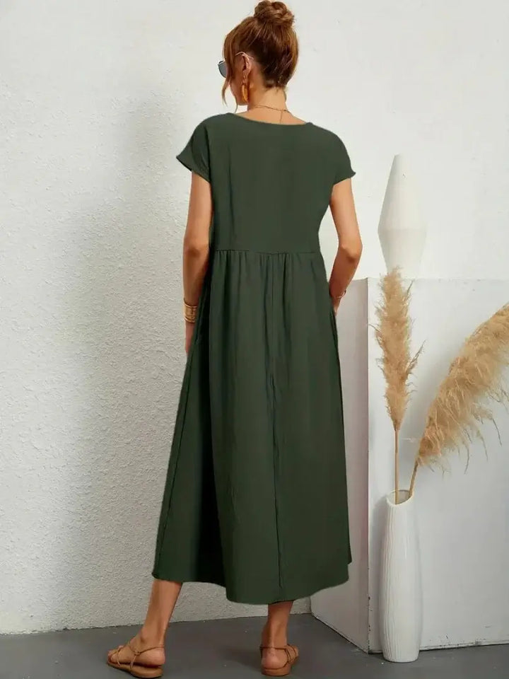 Celine - Midi Dress with Pockets