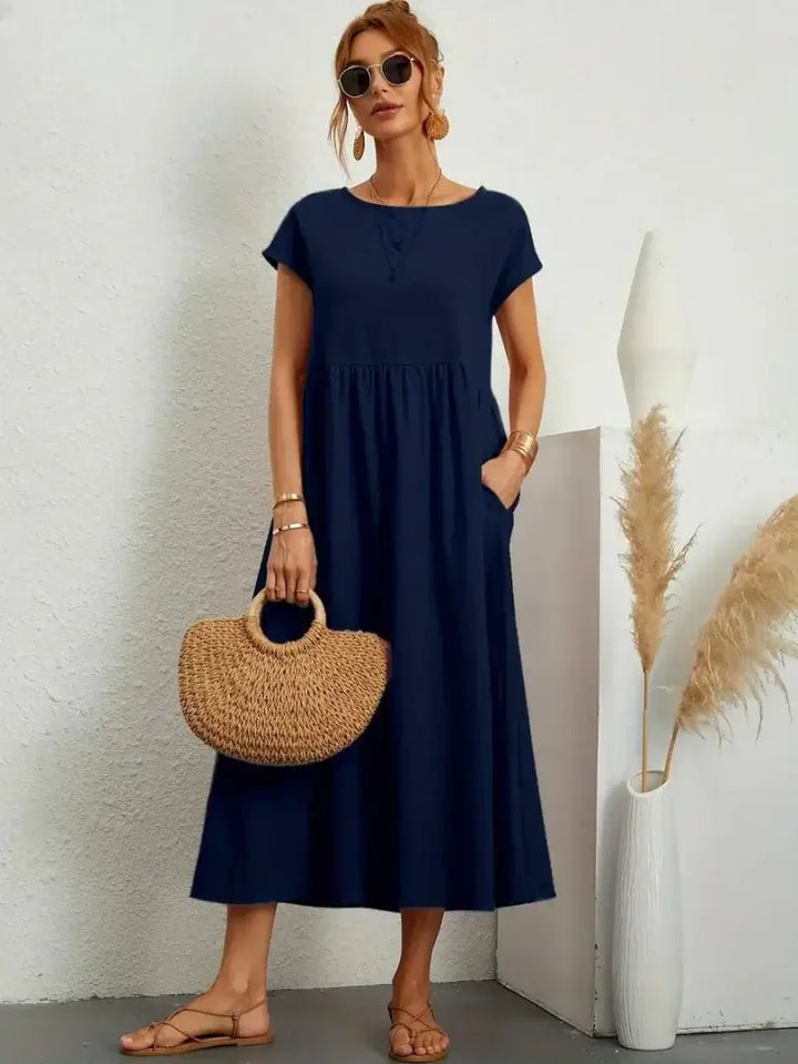 Celine - Midi Dress with Pockets