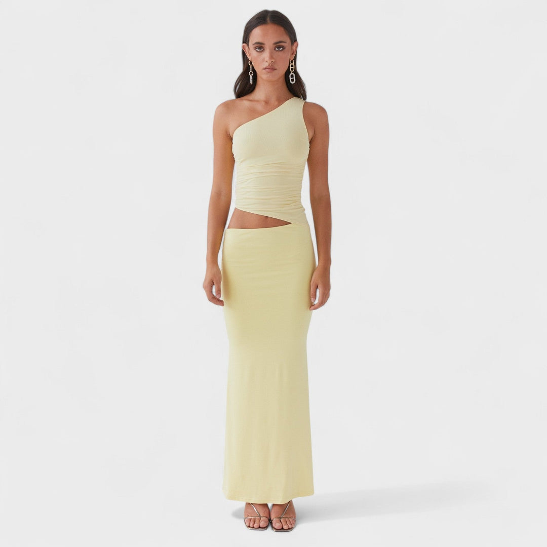 Seranella - Asymmetrical Maxi Dress