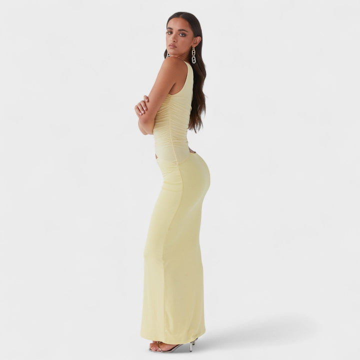 Seranella - Asymmetrical Maxi Dress